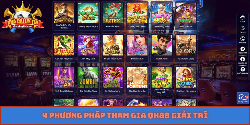 4 phương pháp tham gia QH88 giải trí