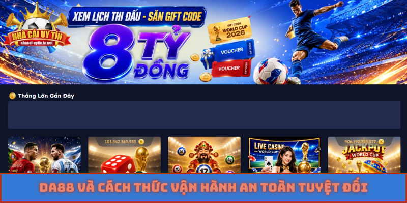 DA88 và cách thức vận hành an toàn tuyệt đối