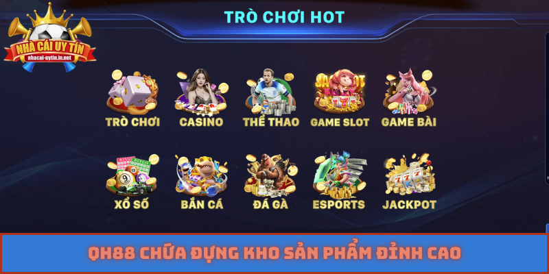 QH88 chứa đựng kho sản phẩm đỉnh cao