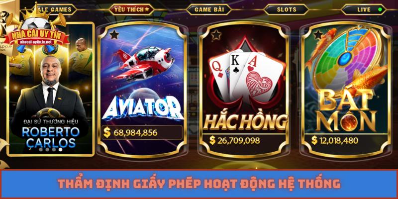Thẩm định giấy phép hoạt động hệ thống